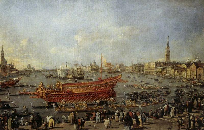 Francesco Guardi Doge on the Bucentoro on Ascension Day China oil painting art